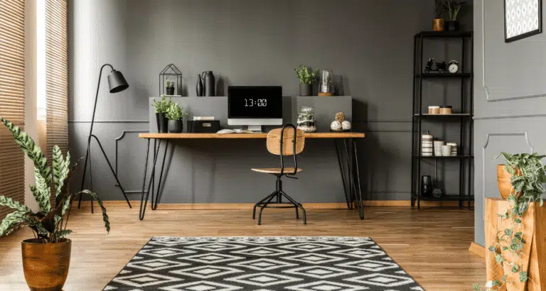Convert Dining Room To Office With French Doors