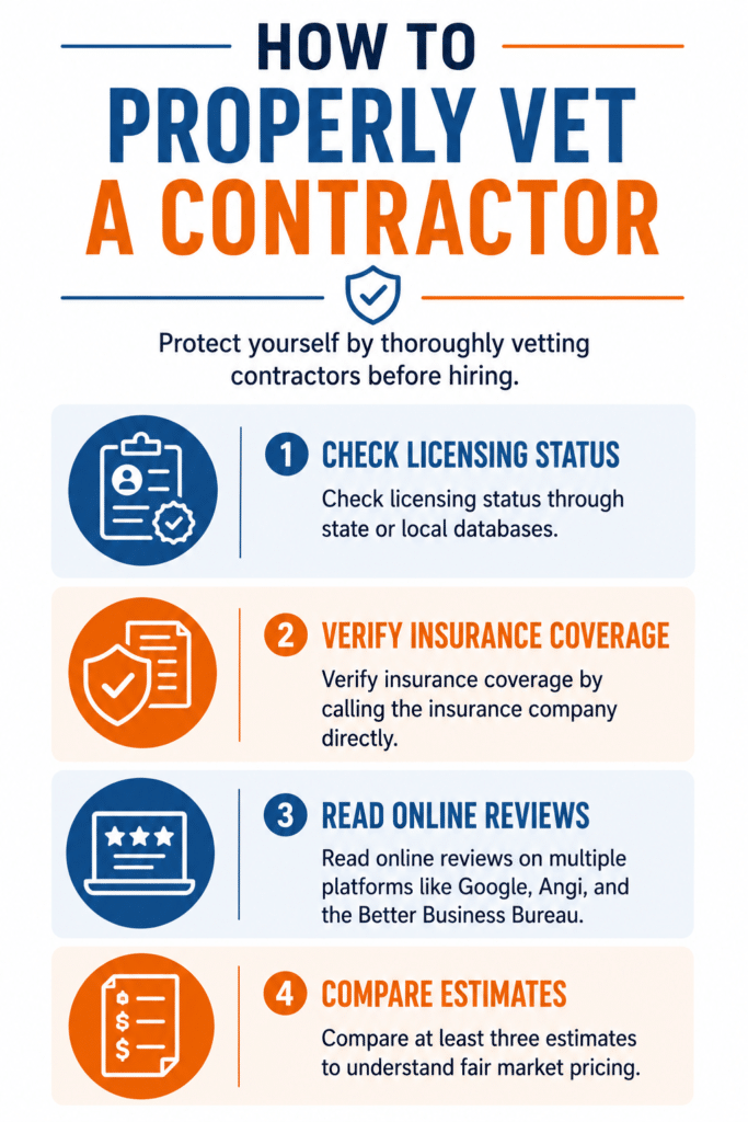 Red Flags to Watch for When Hiring a Contractor in Dayton