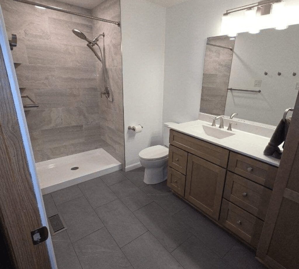 Convert Half Bath to Wet Room