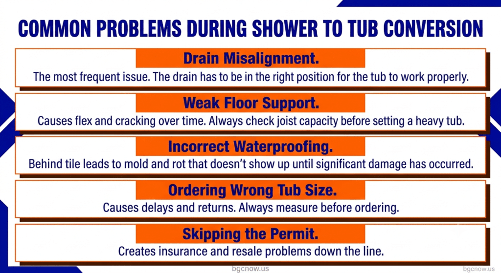 Convert Walk In Shower to Tub in Dayton