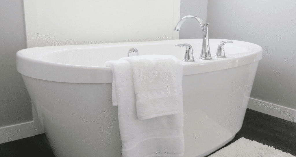 convert walk in shower to tub