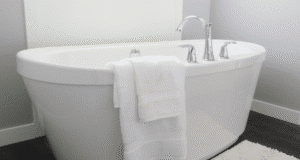 convert walk in shower to tub